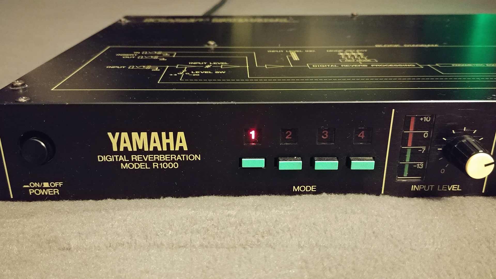 1984 Yamaha R1000 Digital Reverberation Reverb Modes